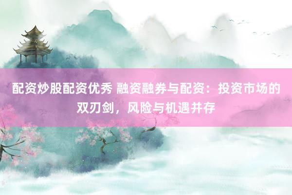 配资炒股配资优秀 融资融券与配资：投资市场的双刃剑，风险与机遇并存