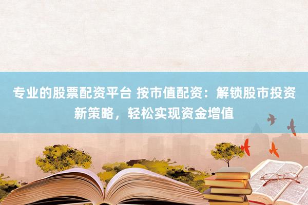 专业的股票配资平台 按市值配资：解锁股市投资新策略，轻松实现资金增值