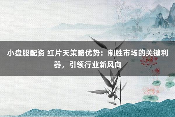 小盘股配资 红片天策略优势：制胜市场的关键利器，引领行业新风向